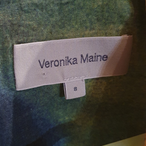 Size S Veronika Maine 55% Silk Sleeveless top - Picture 4 of 7